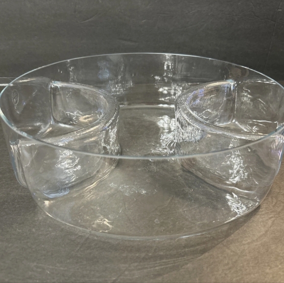 Brio Clear Glass Double Dip Server - Picture 1 of 6
